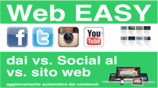 Sito Web “Easy”, il vostro sito dai vs. Social.
