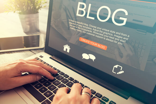 Redazione di articoli per blog e post
